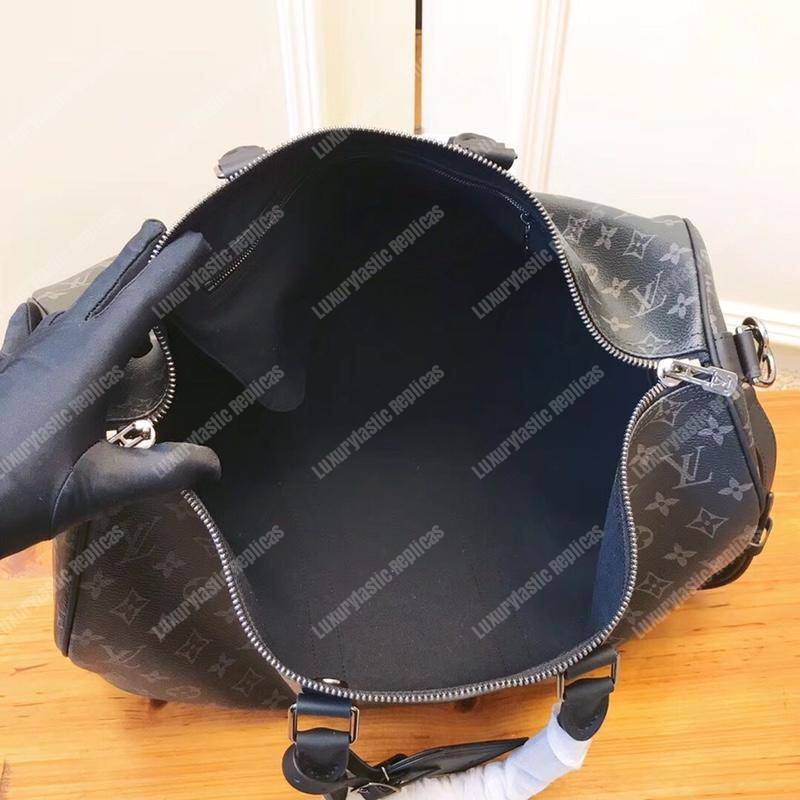 LV Keepall Bandouliere 45 Monogram Eclipse