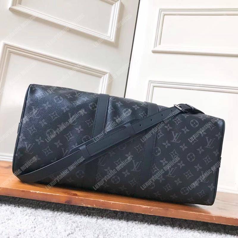LV Keepall Bandouliere 45 Monogram Eclipse