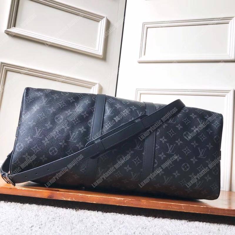 LV Keepall Bandouliere 50 Monogram Eclipse