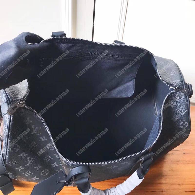 LV Keepall Bandouliere 50 Monogram Eclipse