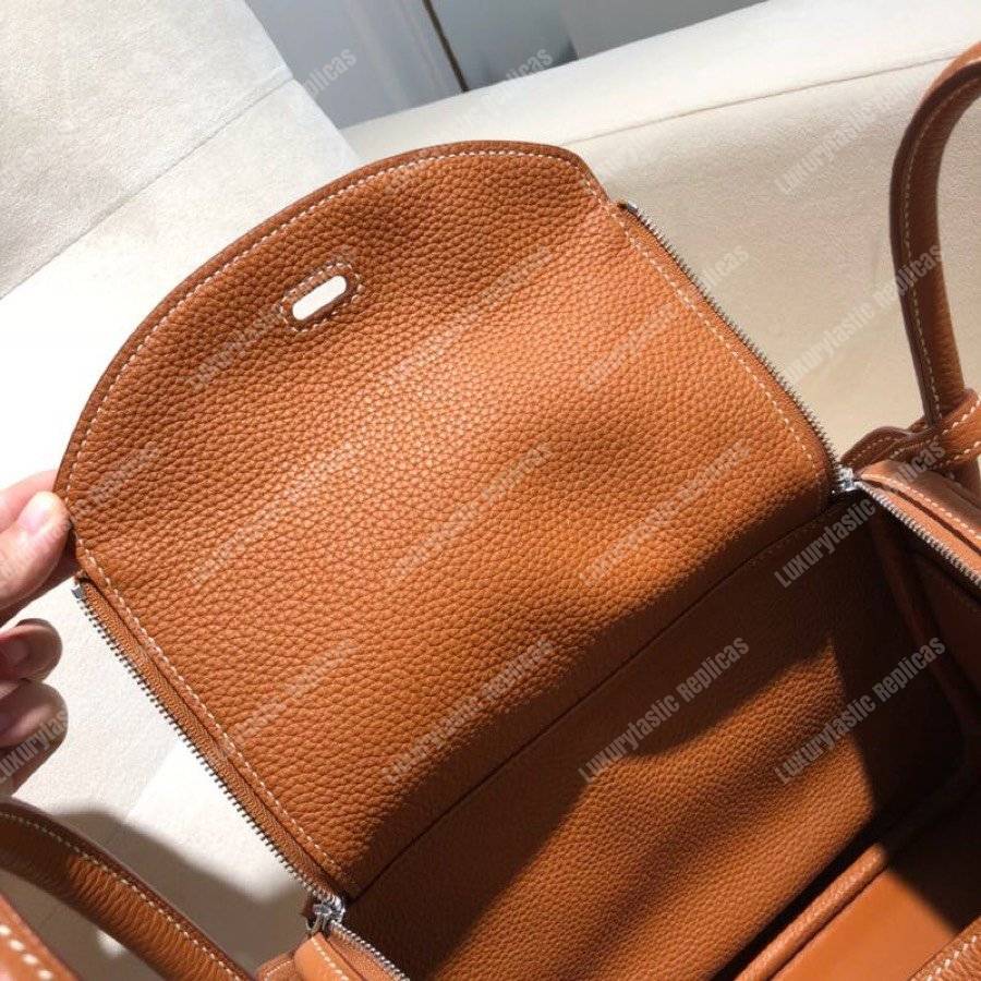 H**mes lindy 26 bag clemence gold