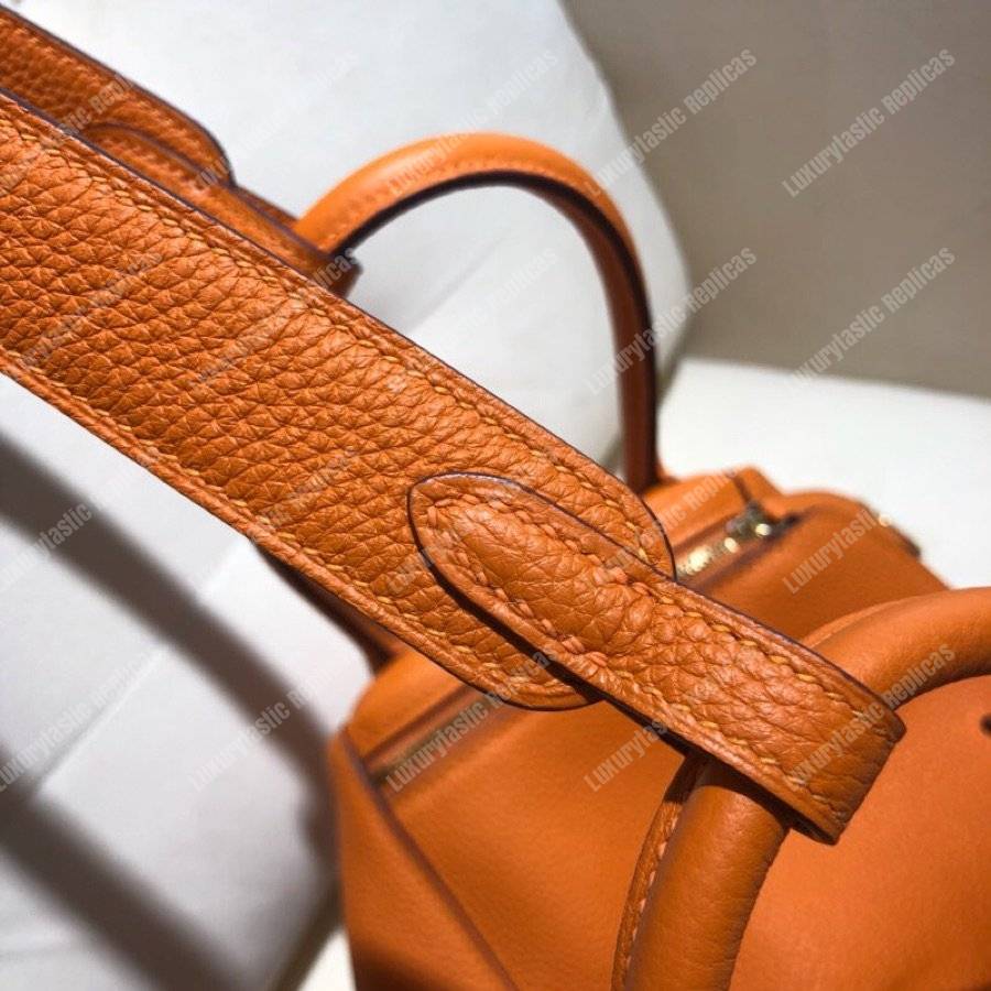 H**mes lindy 26 bag clemence orange