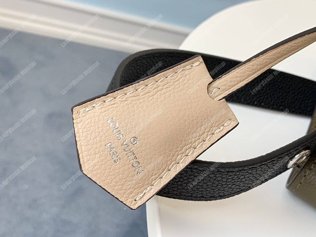 LV LockMe Bucket Laurier Toffee Latte Black