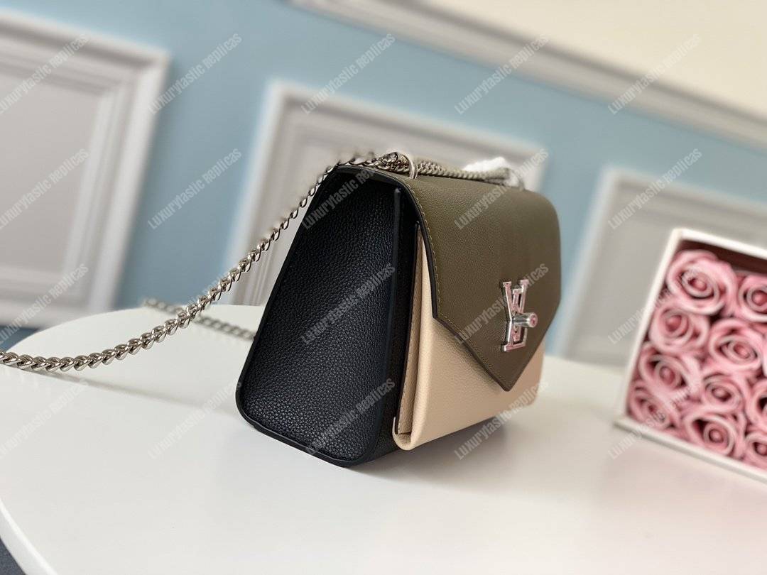 LV MyLockMe BB Laurier Toffee Latte Black