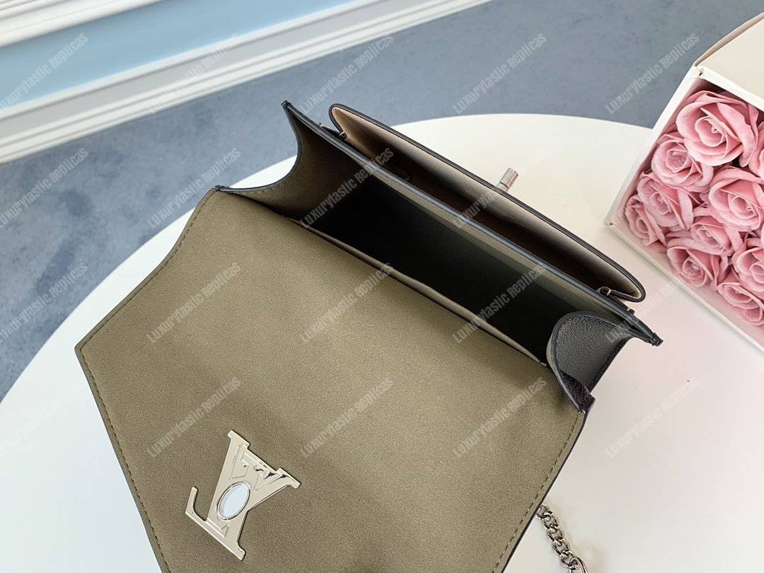 LV MyLockMe BB Laurier Toffee Latte Black