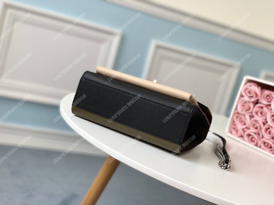 LV MyLockMe BB Laurier Toffee Latte Black