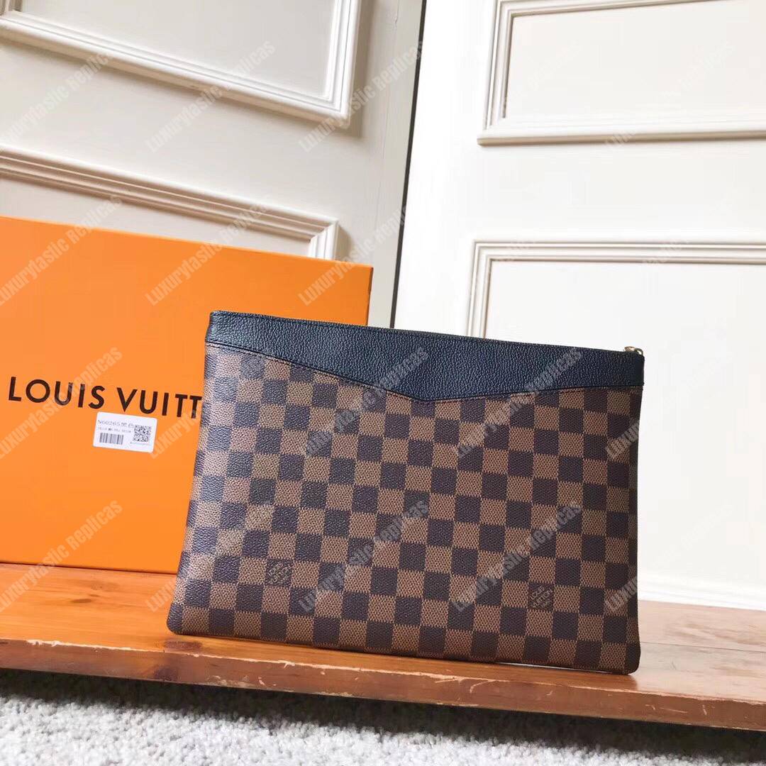 LV Daily Pouch Damier Ebene Noir