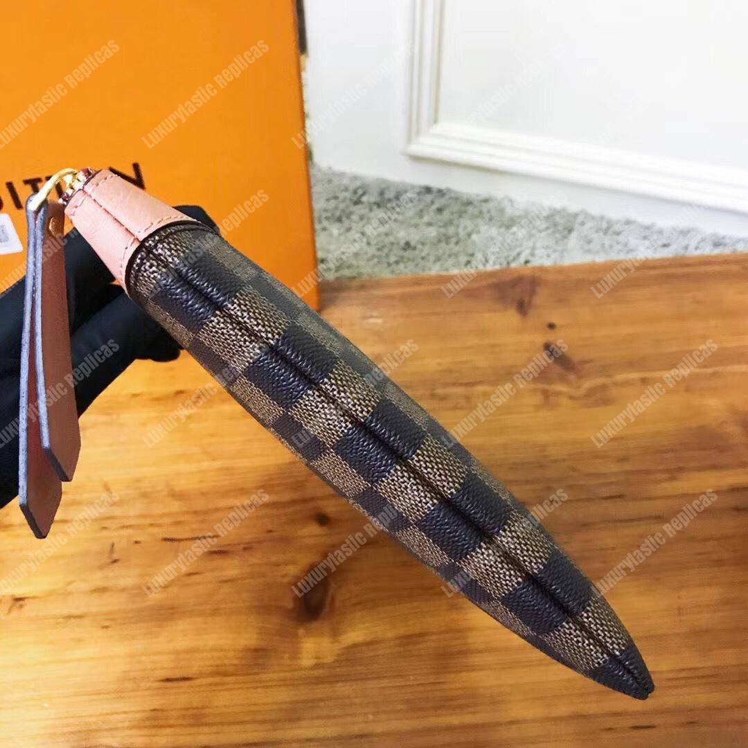 LV Daily Pouch Damier Ebene Beige