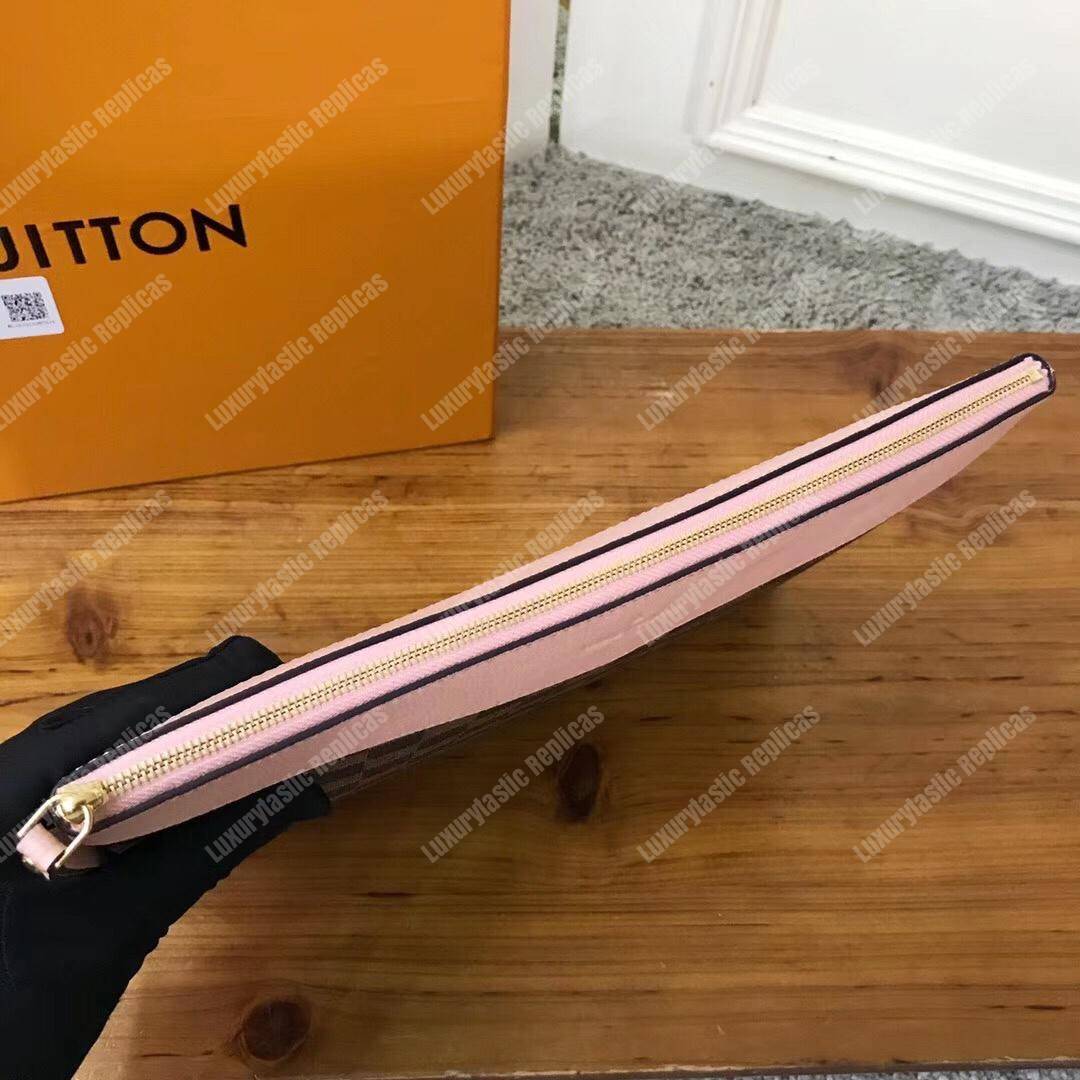 LV Daily Pouch Damier Ebene Magnolia