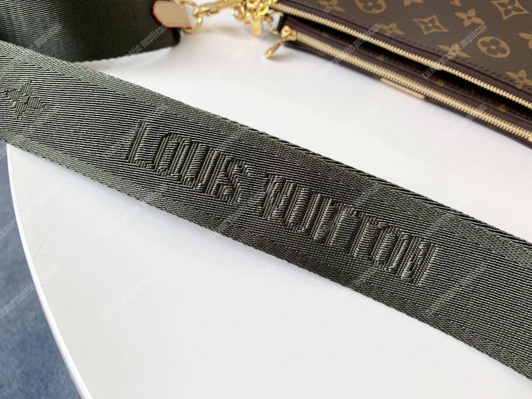 LV Multi Pochette Accessoires Digital Exclusive Prelaunch Monogram Khaki