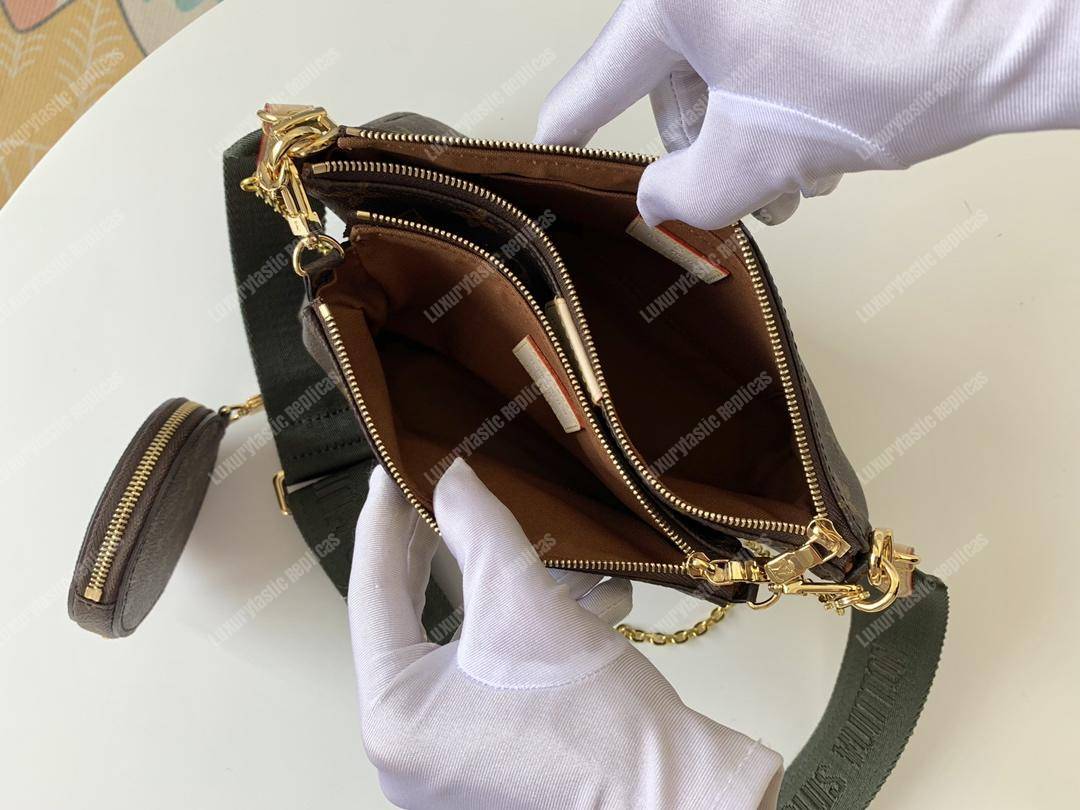LV Multi Pochette Accessoires Digital Exclusive Prelaunch Monogram Khaki