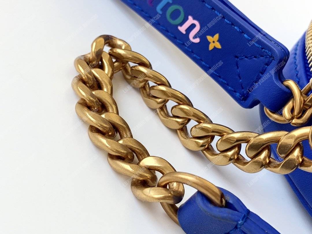 LV New Wave Camera Bag Bleu Neon