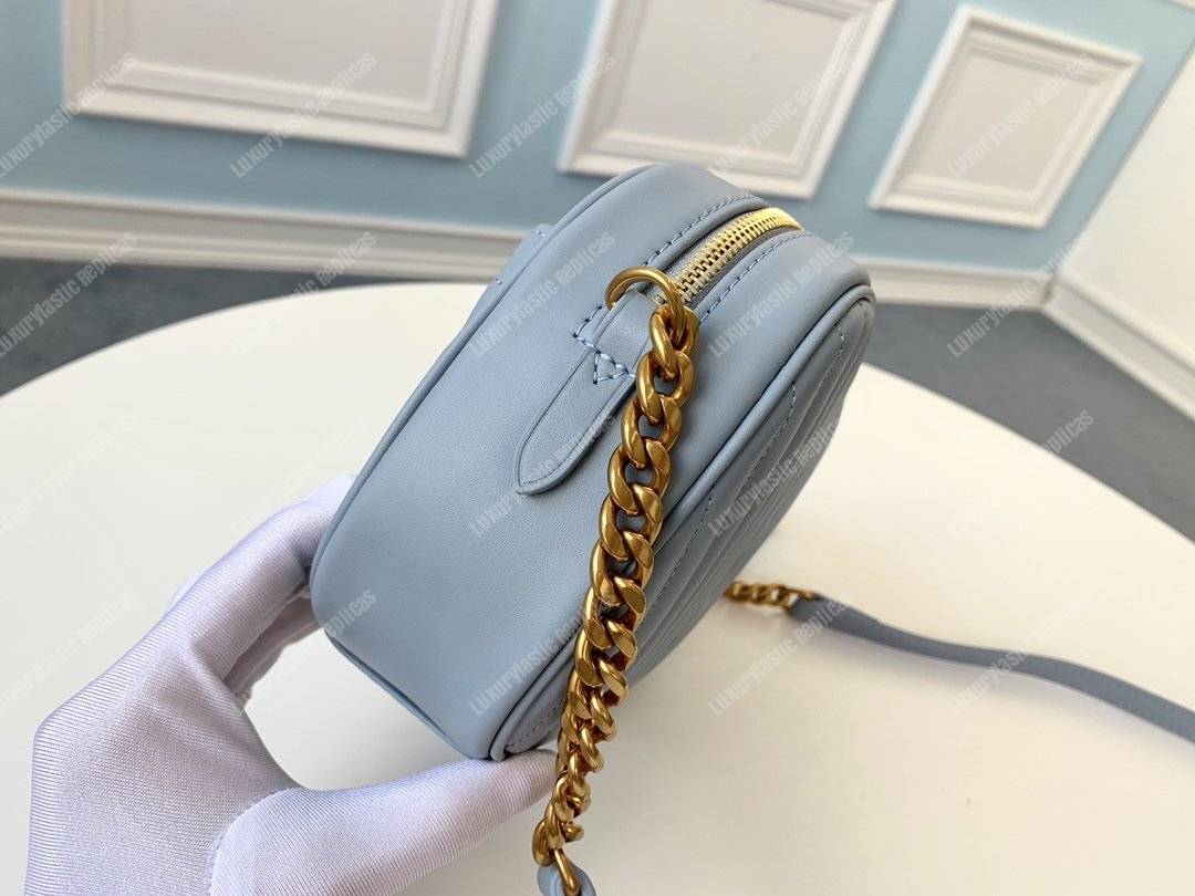 LV New Wave Camera Bag Bleu Porcelaine