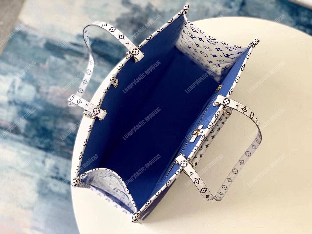 LV Onthego Monogram Giant Capri Blue GM