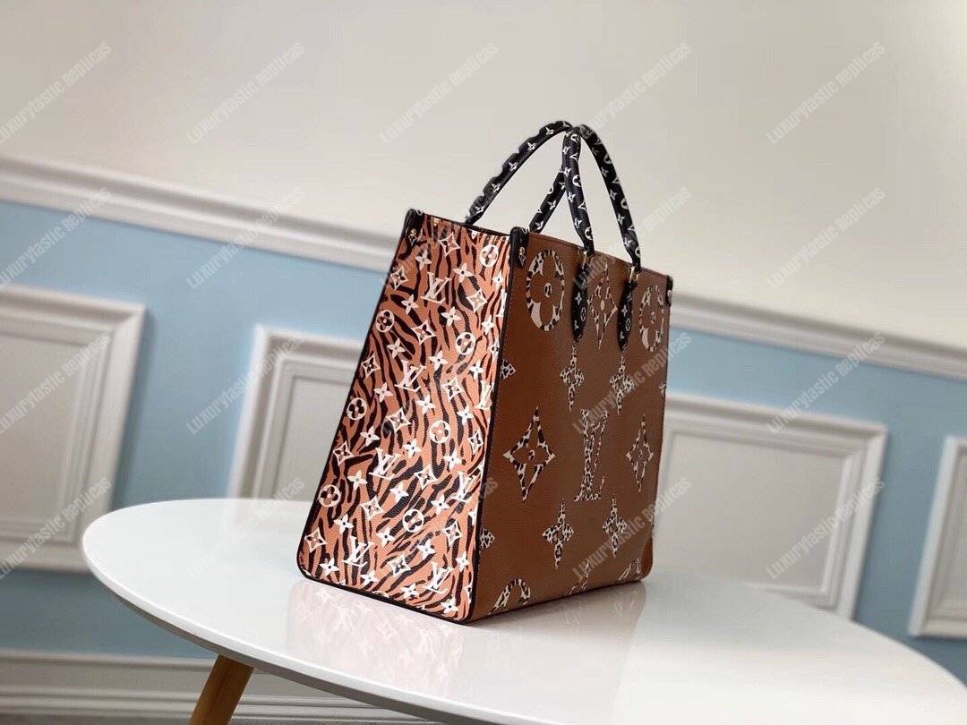 LV Onthego Monogram Black/Brown GM