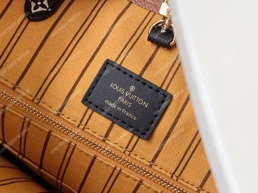 LV Onthego Monogram Black/Brown GM