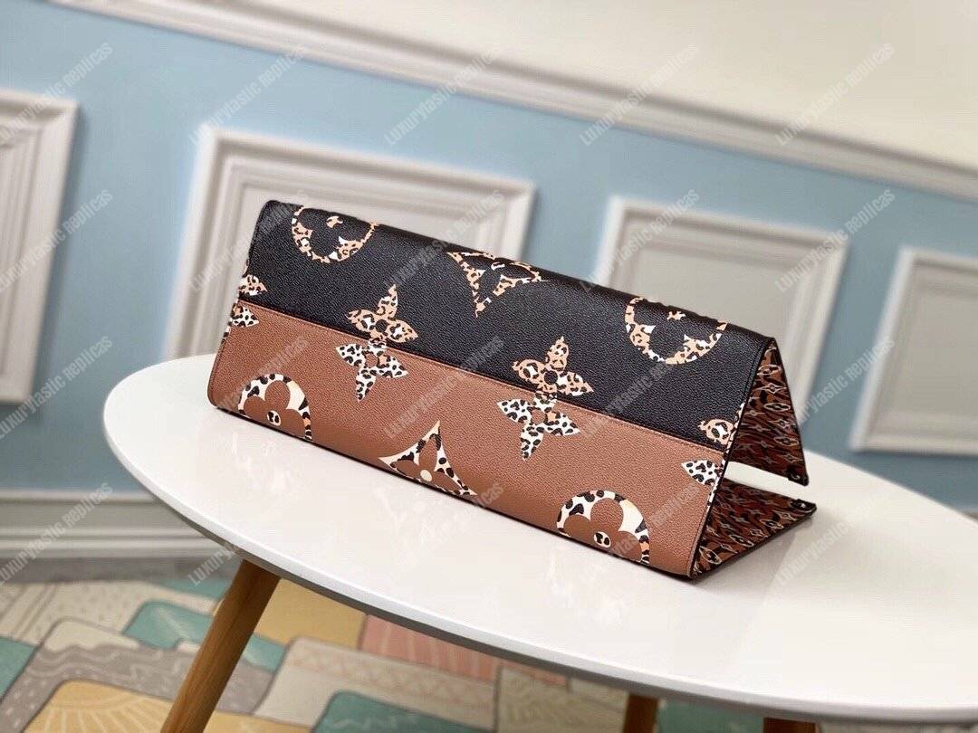 LV Onthego Monogram Black/Brown GM