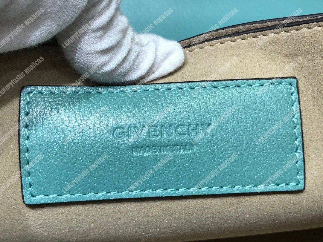 Givenchy Small GV3 Bag In Box Leather Turquoise