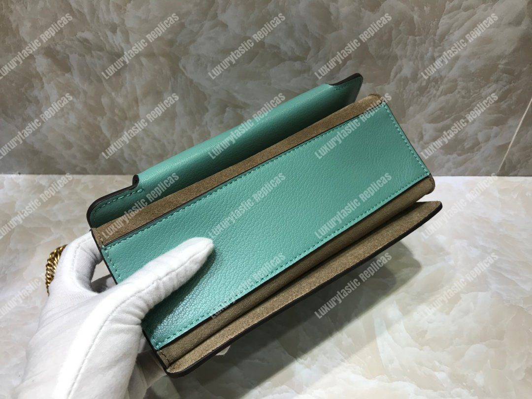 Givenchy Small GV3 Bag In Box Leather Turquoise