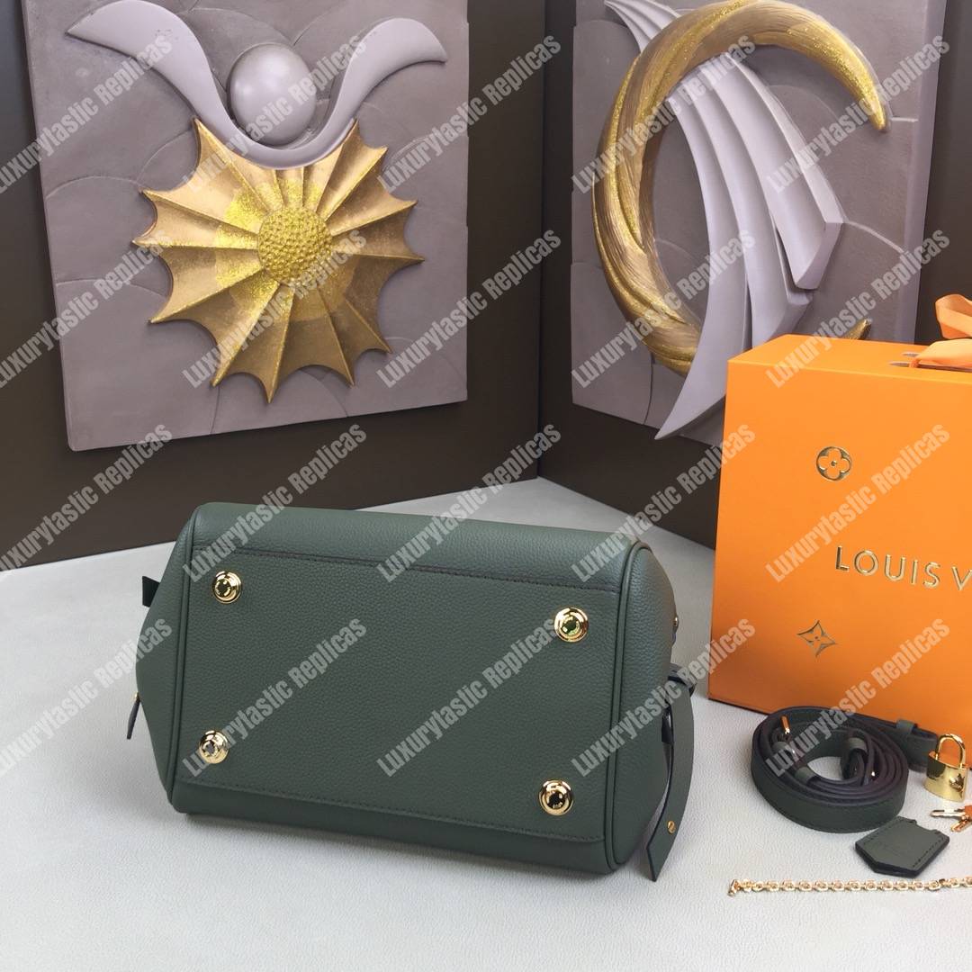 LV Milla PM Veau Nuage Green