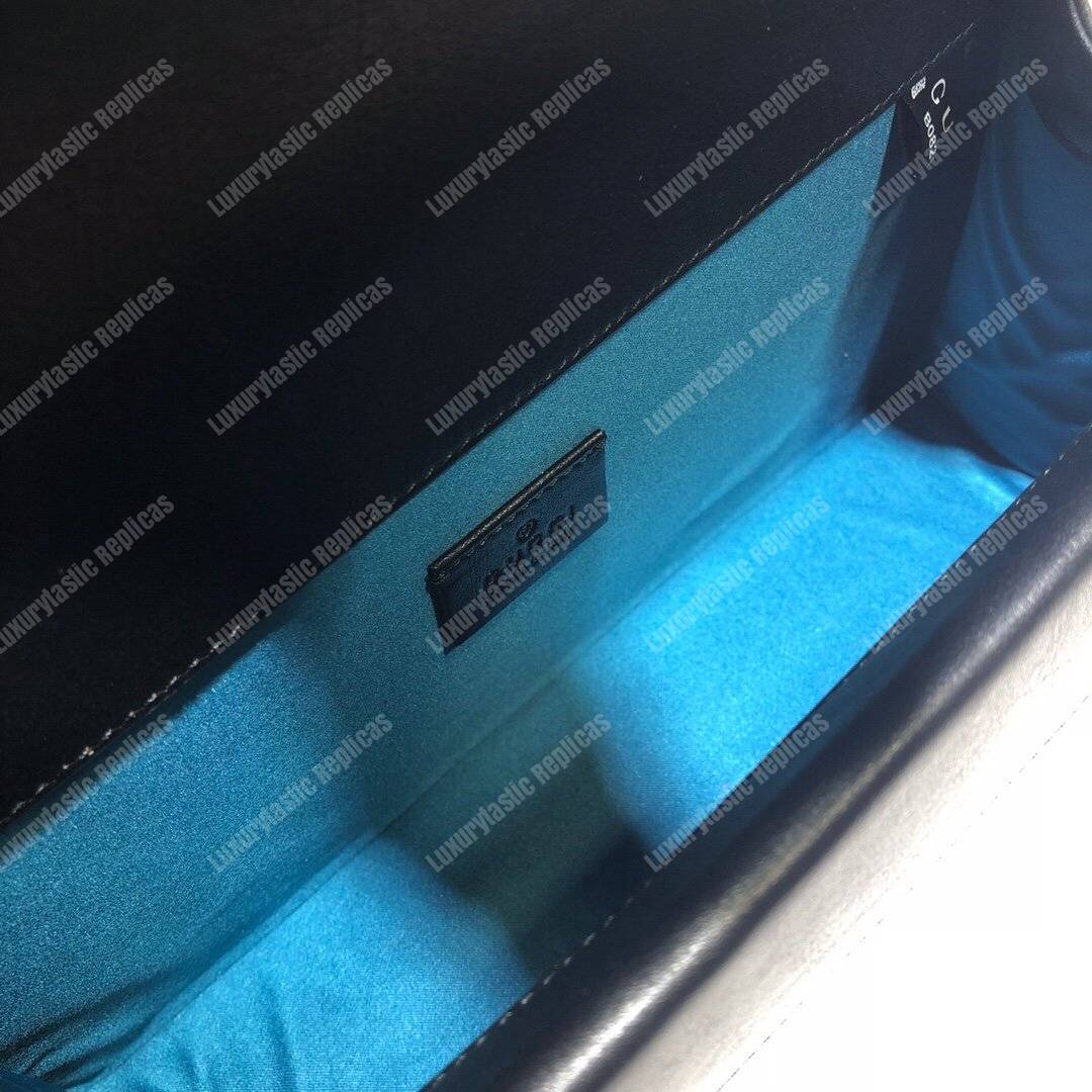 G*u*i dionysus gg velvet small shoulder bag black