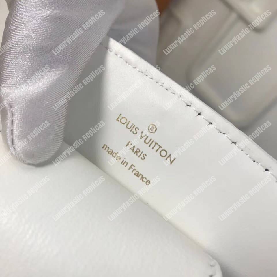LV New Wave Chain Tote White