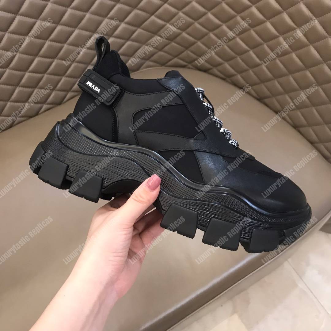Pra*a block sneakers black