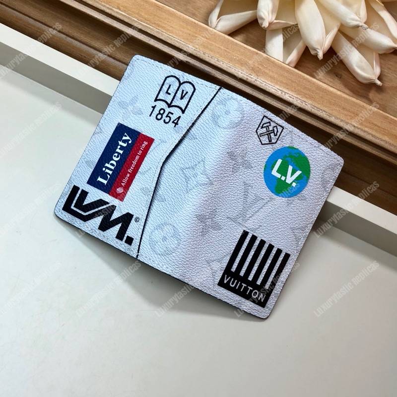 LV Pocket Organizer Monogram White