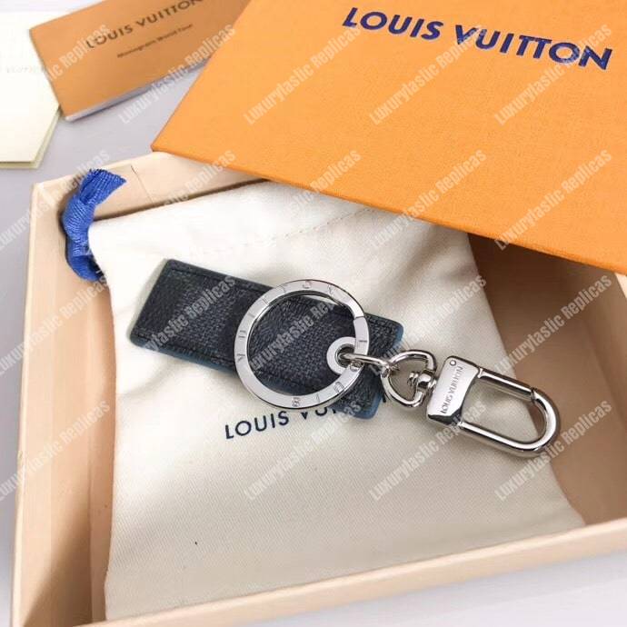 LV Epi Mix Bag Charm and Key Holder Orange