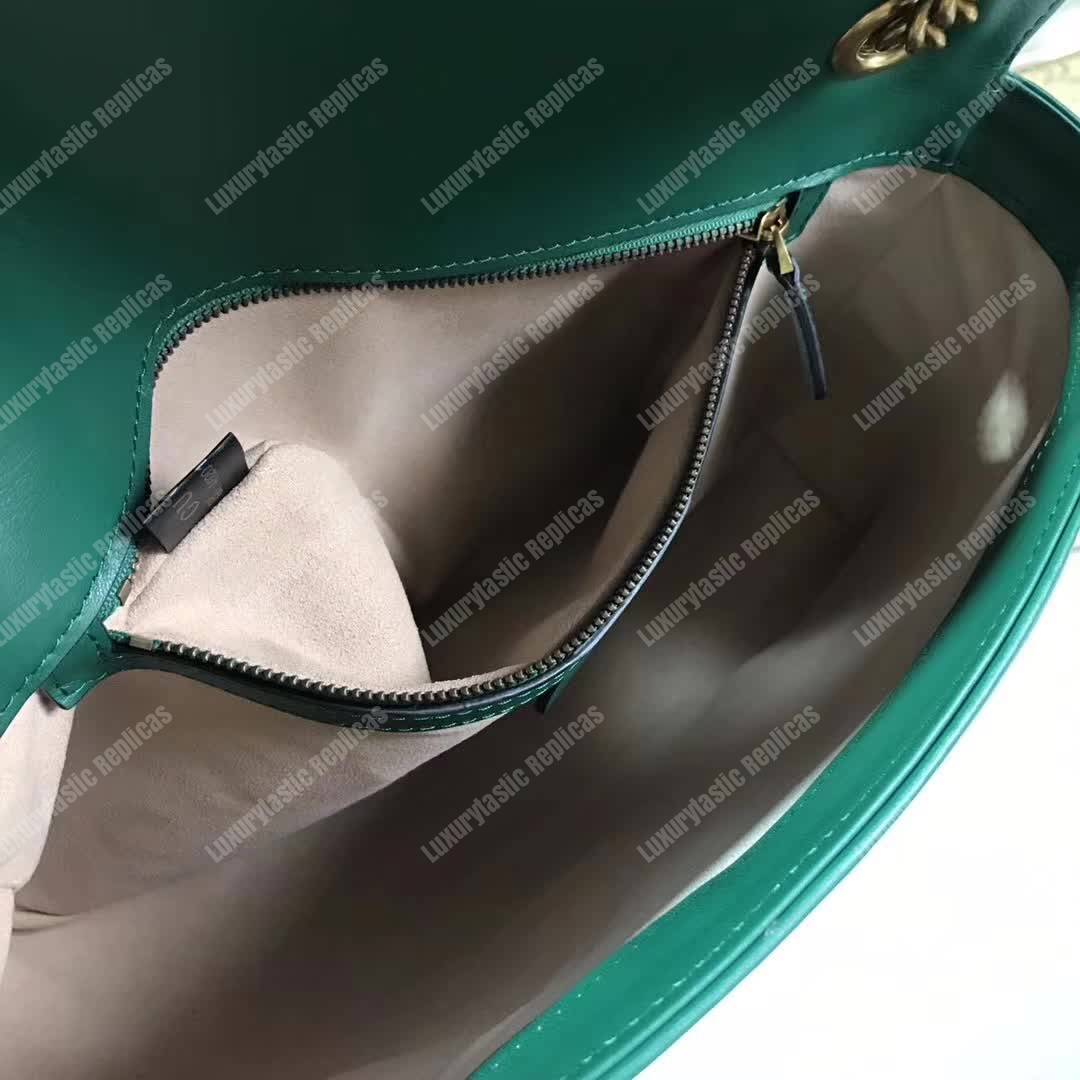 G*u*i gg marmont medium matelasse shoulder bag butterfly