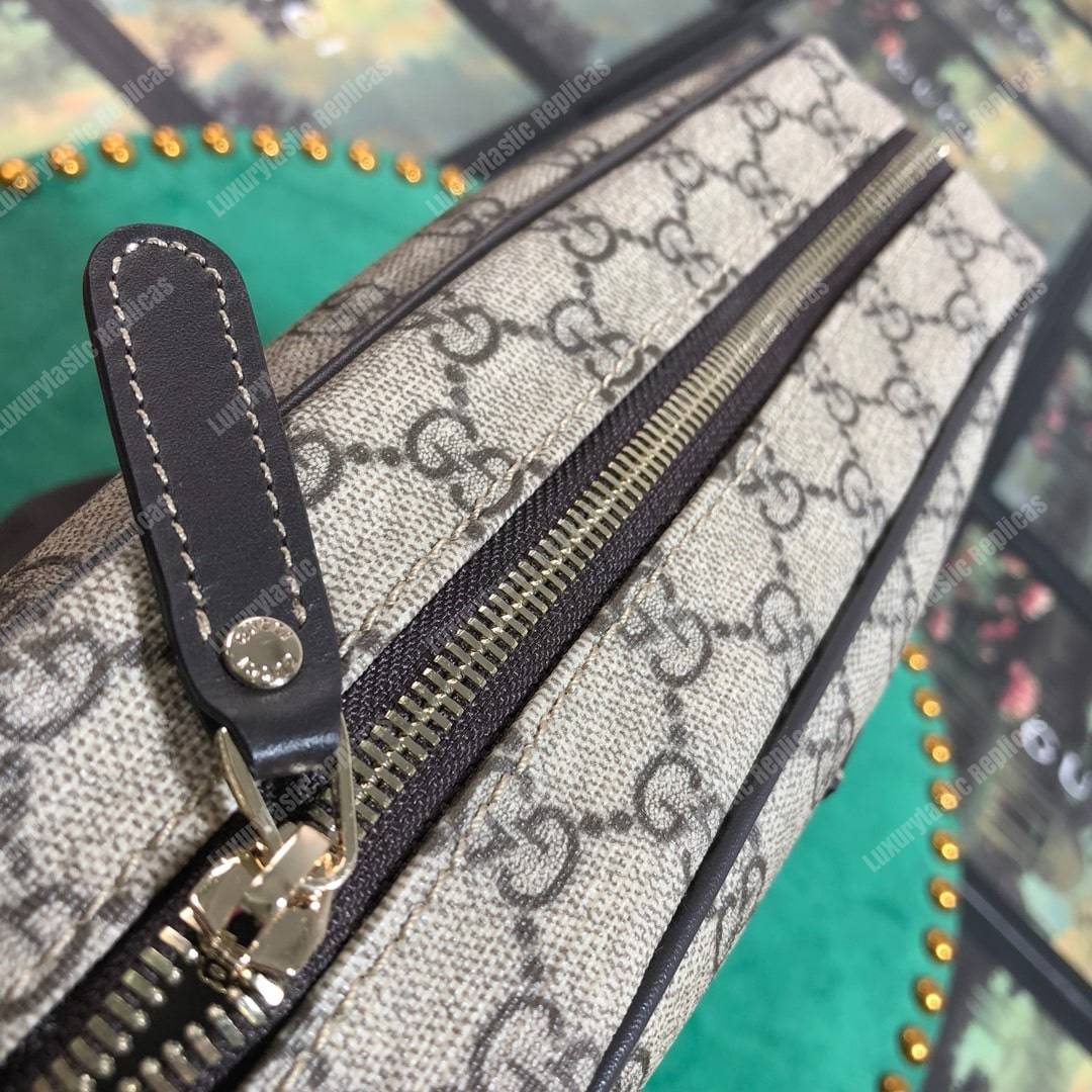 G*u*i gg sup*e canvas messenger bag brown