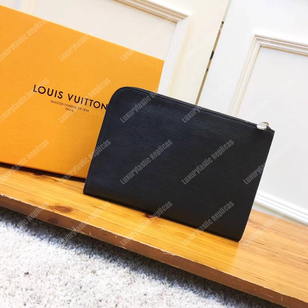 LV Pochette Jour PM Epi Leather Bleu Marine