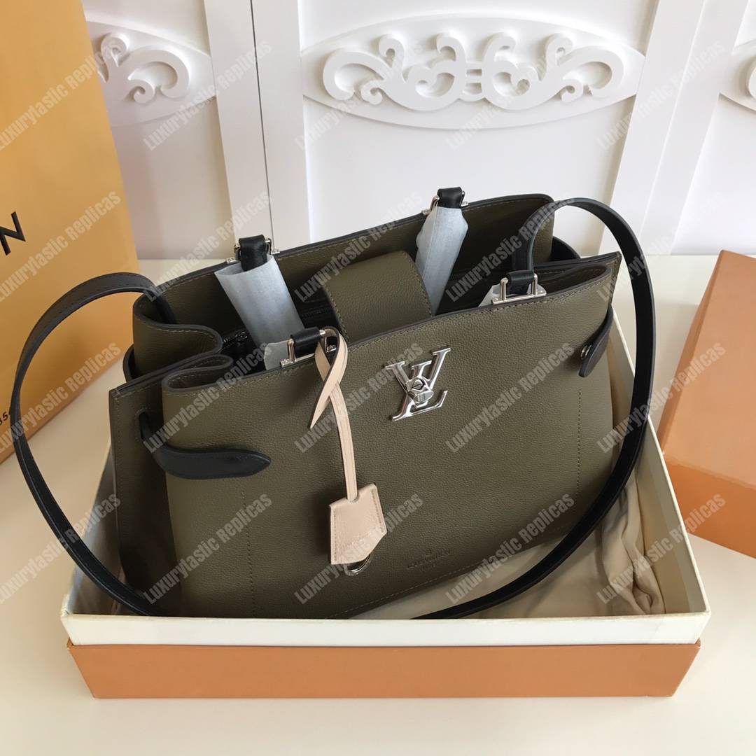 LV Lockme Day Laurier Toffee Latte Black