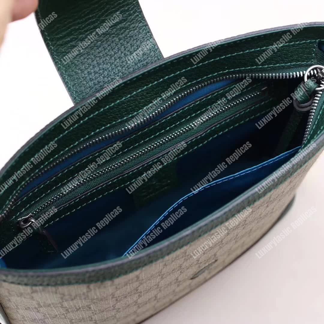 G*u*i dionysus medium gg bucket bag green