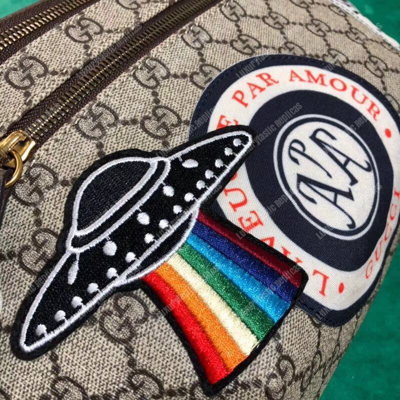 G*u*i courrier gg sup*e belt bag beige/ebony