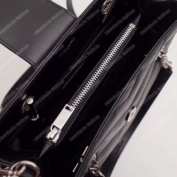 Saint Laurent Small Loulou Shopping Bag Black