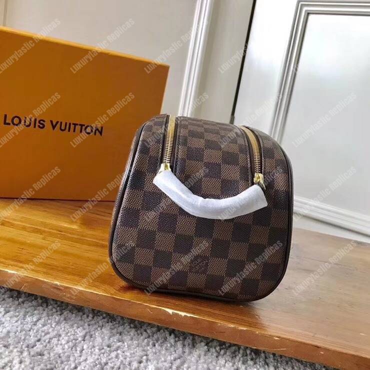 LV King Size Toiletry Bag Damier Ebene