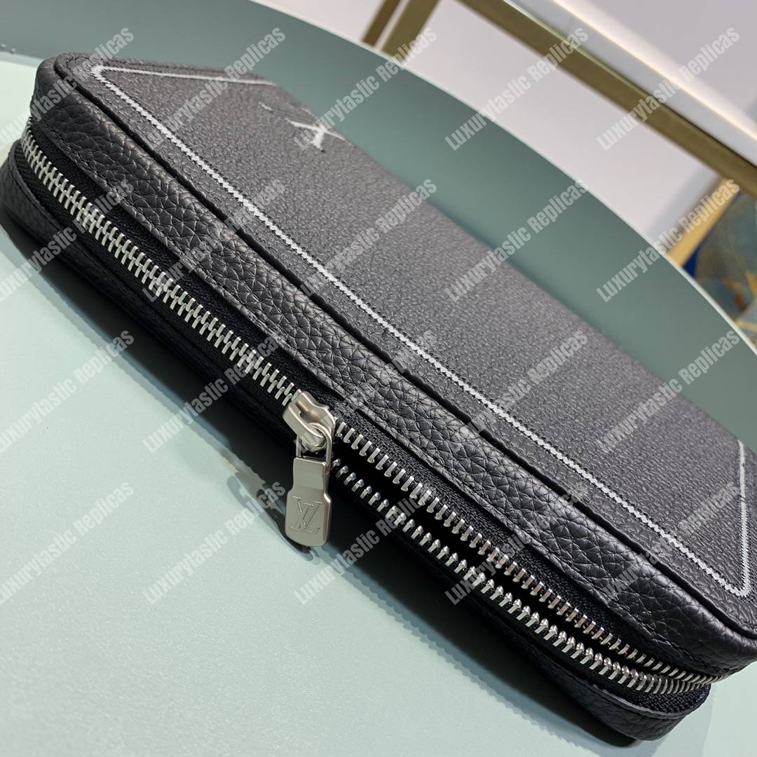 LV Zippy XL Wallet Taurilon Leather
