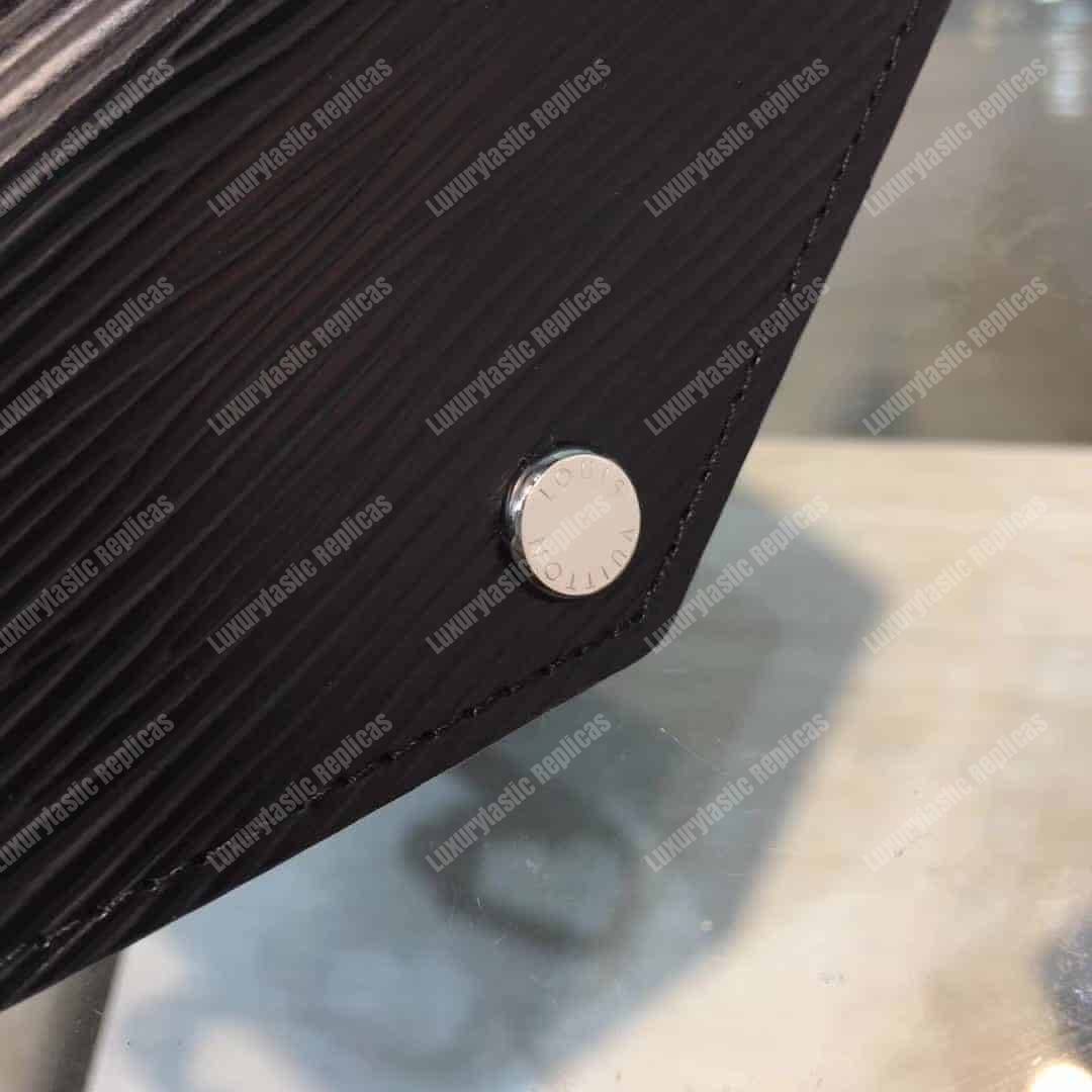 LV Key Pouch Epi Leather Noir