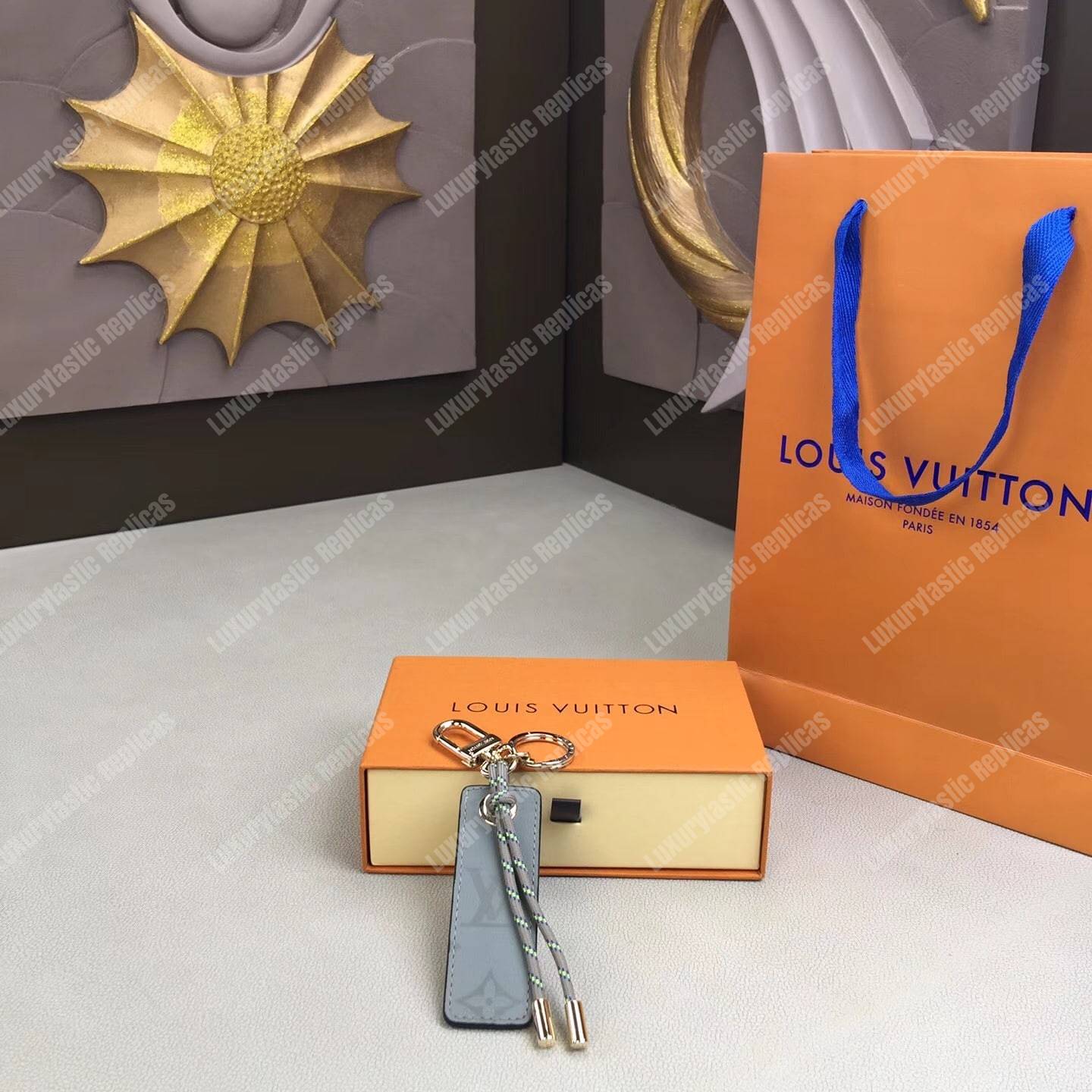 LV Fluo Tab Bag Charm And Key Holder