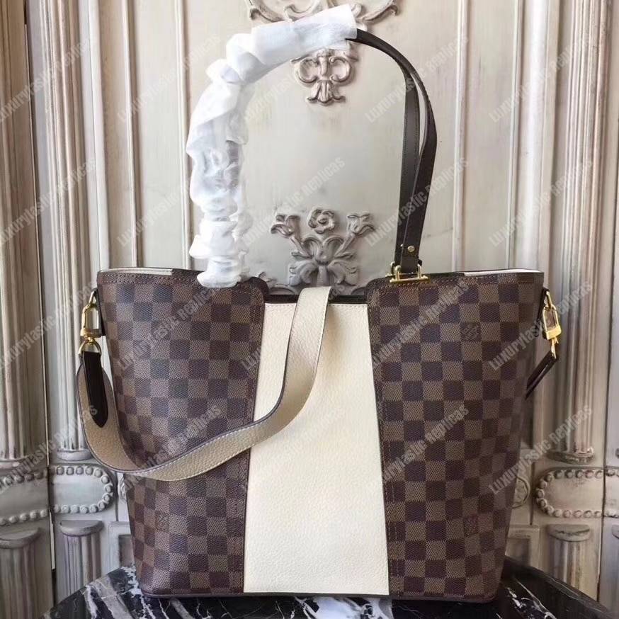 LV Jersey Damier Ebene Creme