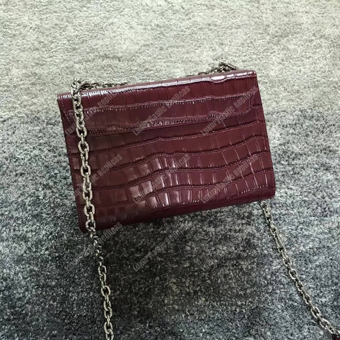 LV Twist Bag MM Crocodilien Mat