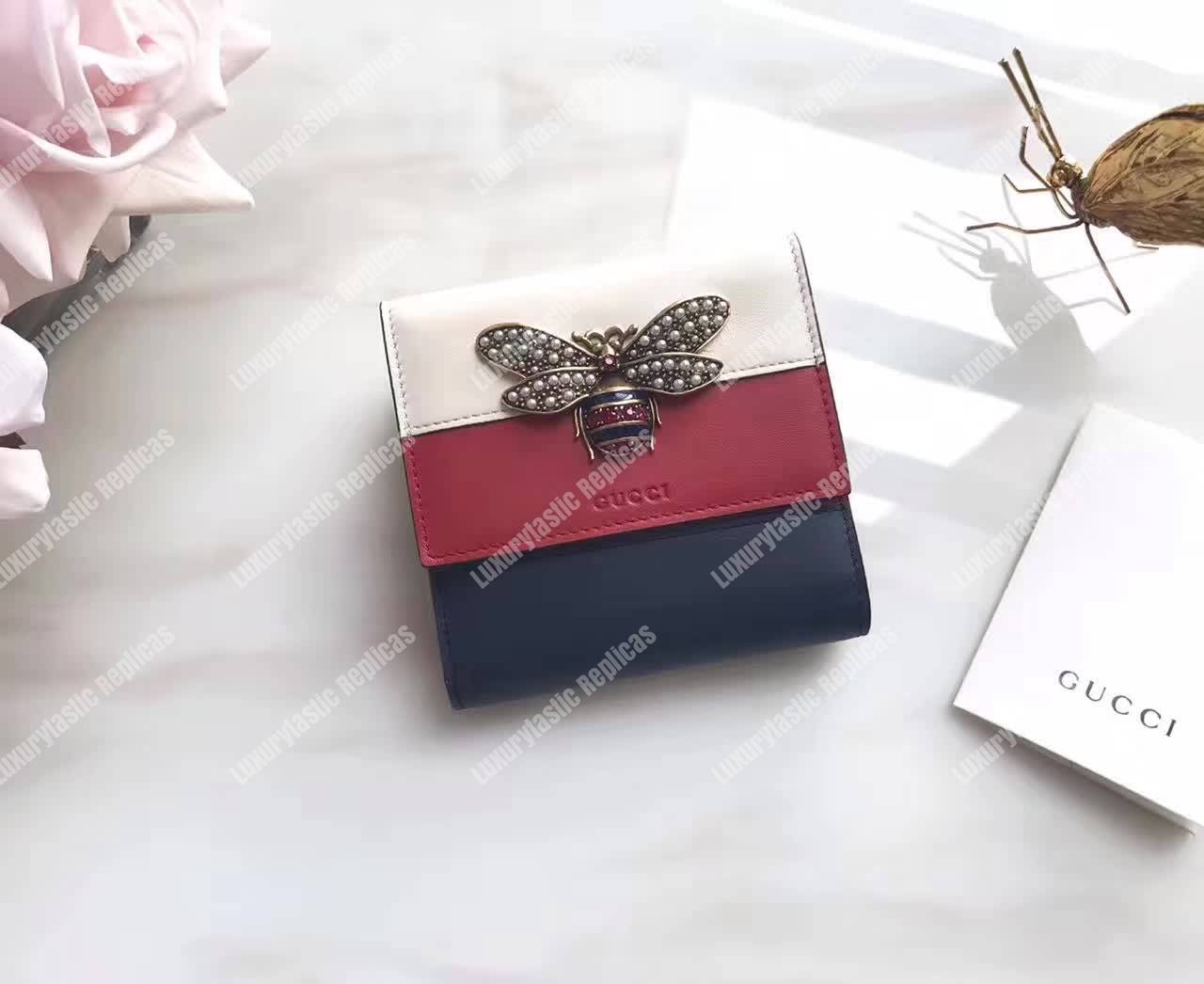 G*u*i queen margaret leather wallet