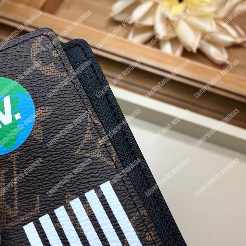 LV Pocket Organizer Monogram Marron