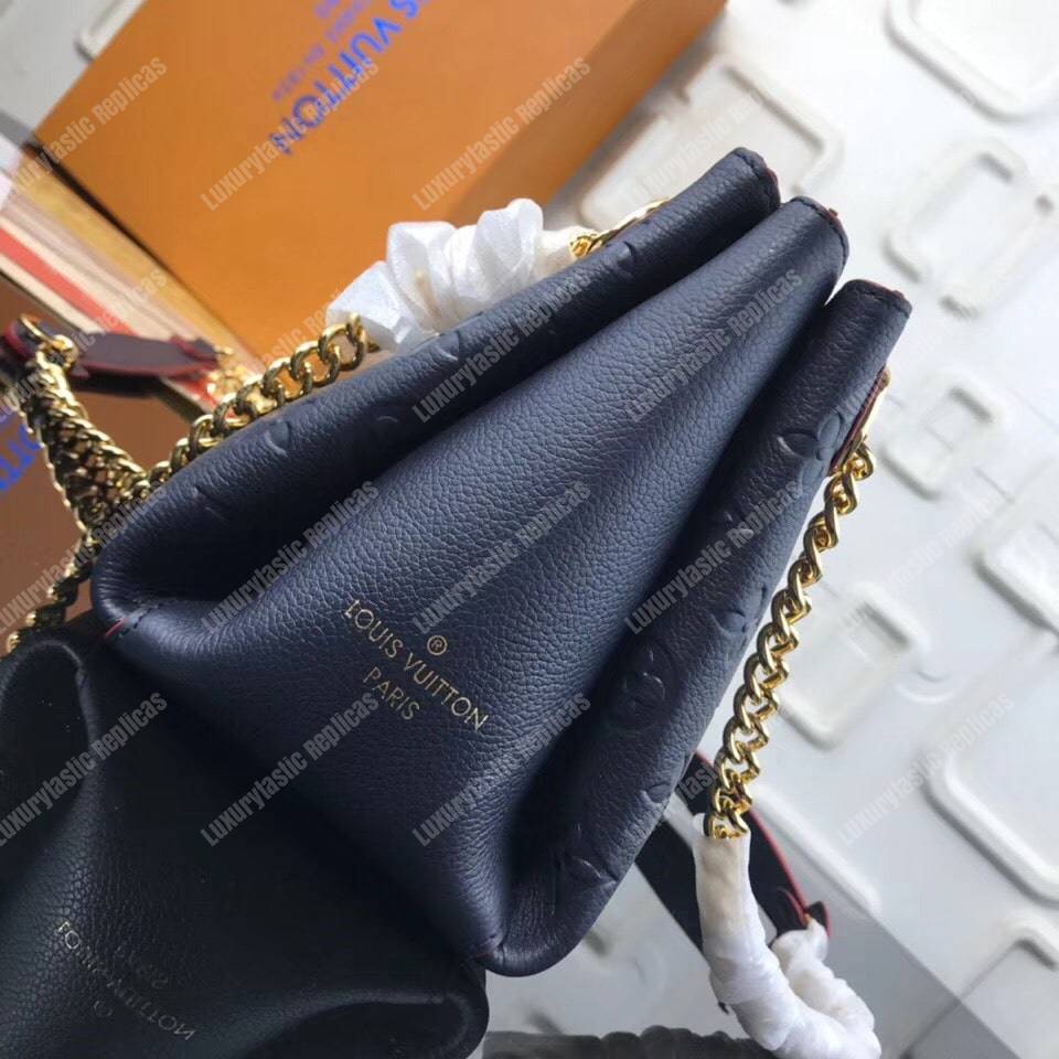 LV Surene BB Monogram Empreinte Leather Marine Rouge