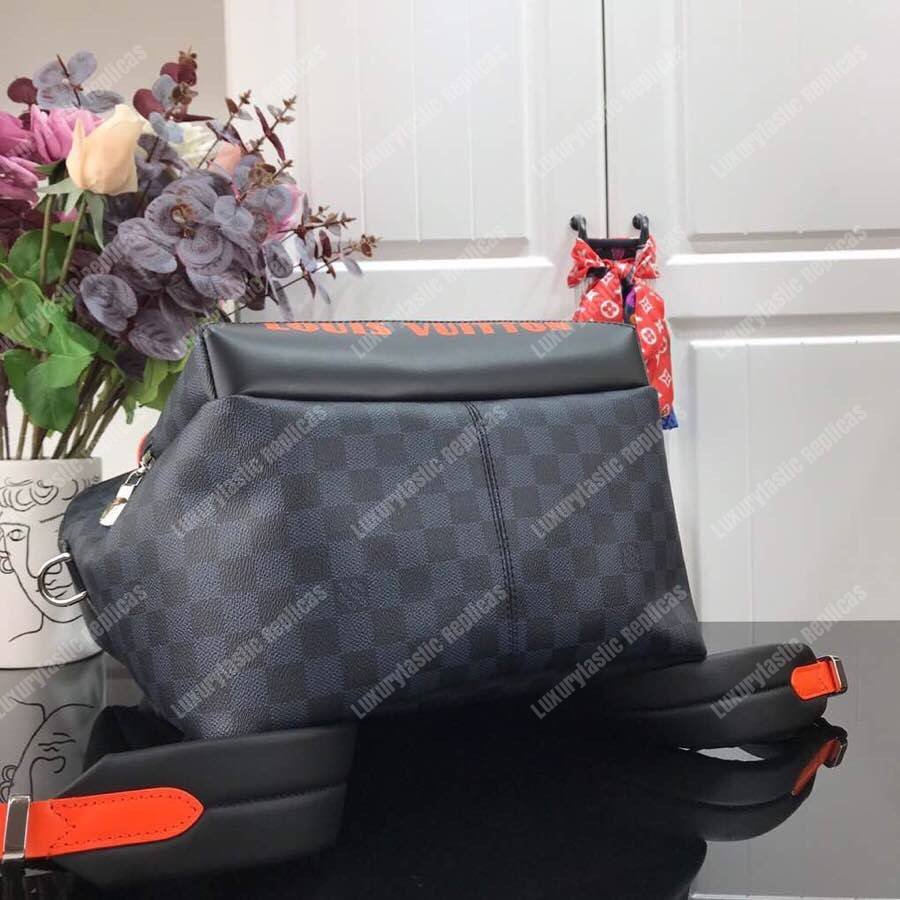 LV Damier Cobalt Race Discovery Backpack PM