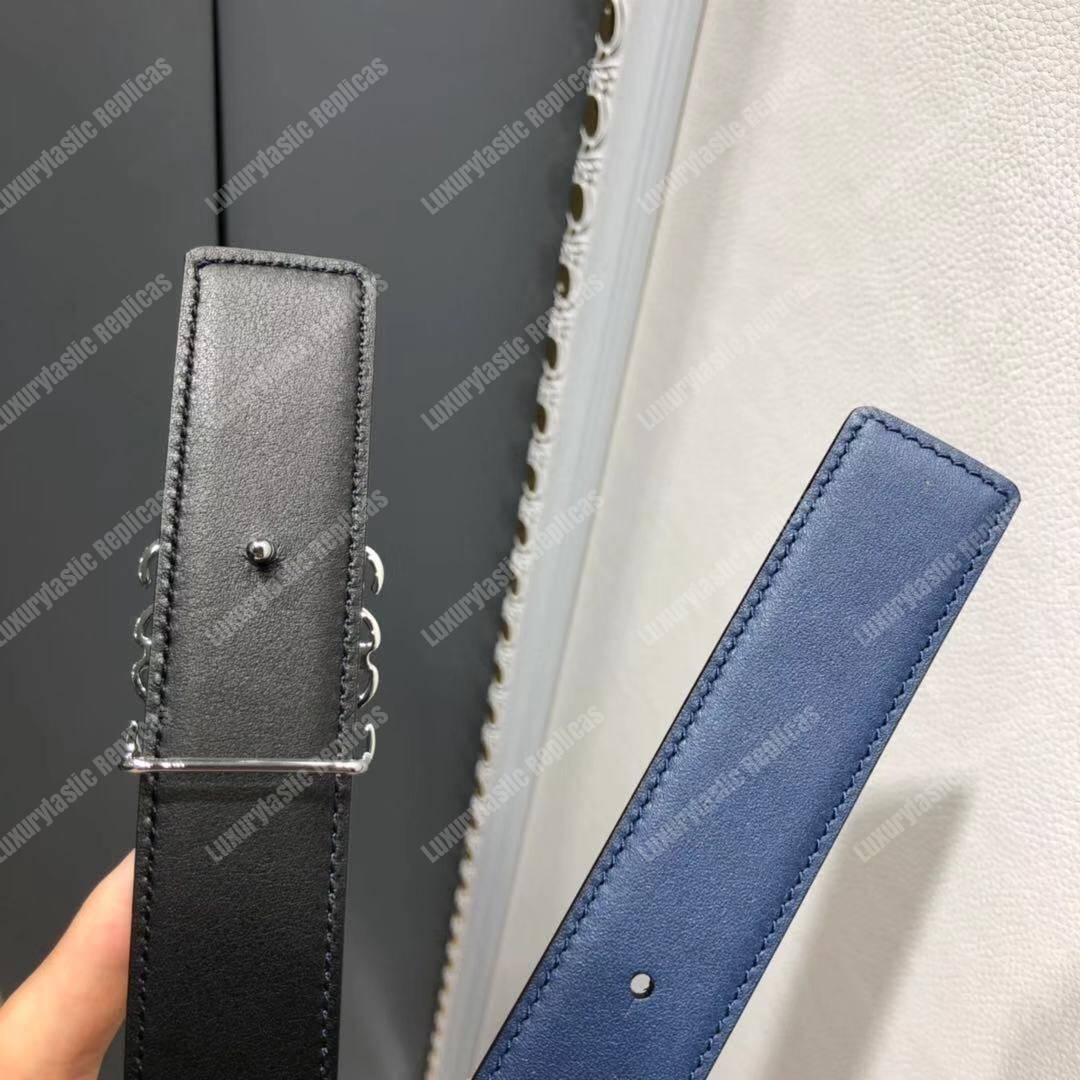 Loewe Anagram Belt 3.2Cm Dark Blue