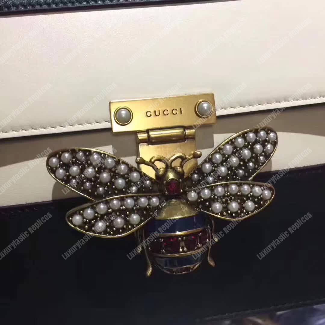 G*u*i queen margaret small top handle bag