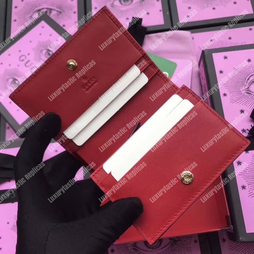 G*u*i mystic cat gg sup*e card case