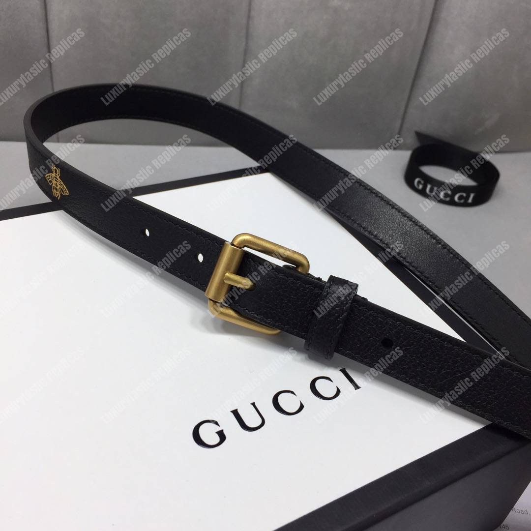 G*u*i belt with bees and stars print